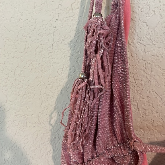 RAMY BROOK Marta Strapless Metallic One Piece Swimsuit In Pink - Picture 8 of 14